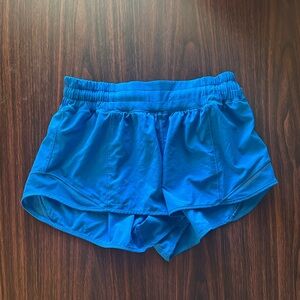 Lululemon Athletica Vibrant Blue Athletic Shorts